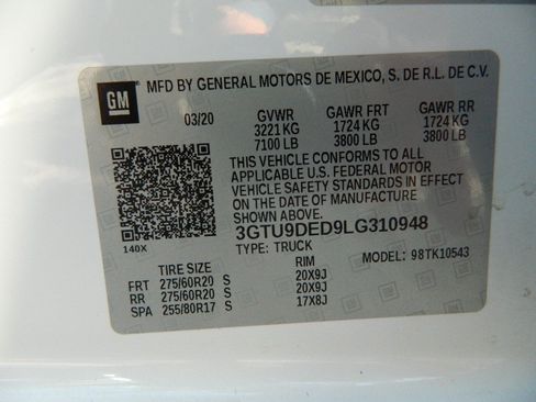 Used 2020 GMC Sierra 1500 SLT AWD/4WD image 22