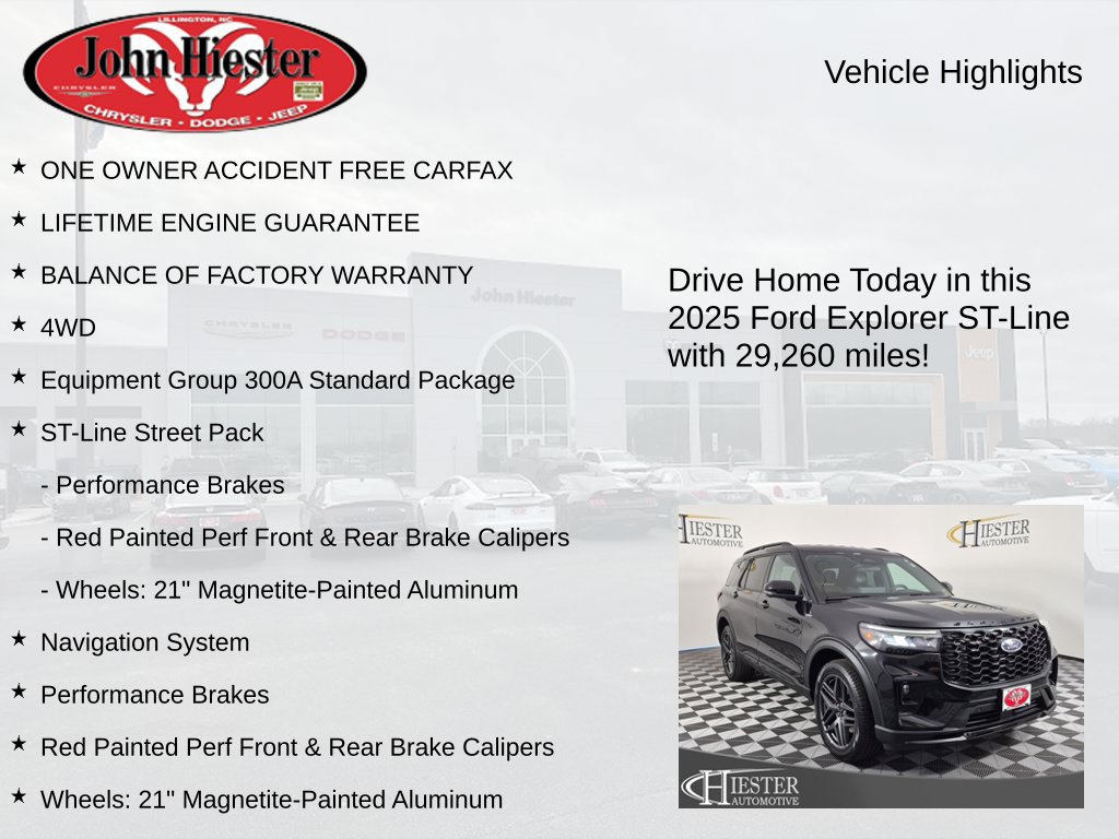 Used 2025 Ford Explorer ST-Line w/ ST-Line Street Pack AWD/4WD image 5