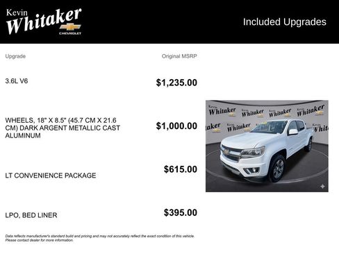 Used 2015 Chevrolet Colorado LT w/ LT Convenience Package RWD image 32