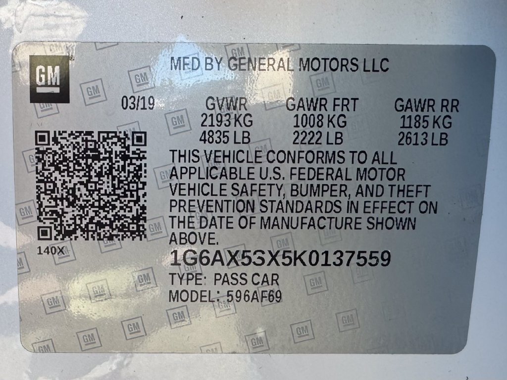Used 2019 Cadillac CTS Luxury AWD/4WD image 13
