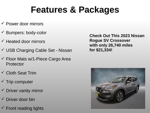 Used 2023 Nissan Rogue SV w/ SV Premium B Package image 25
