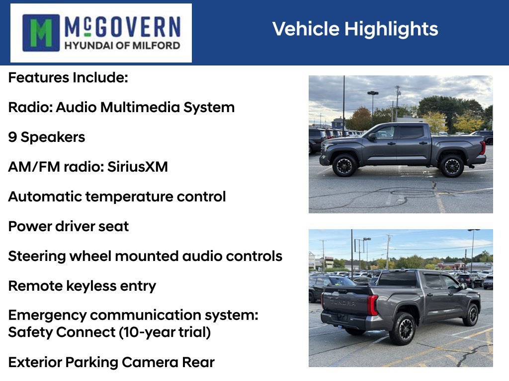 Used 2025 Toyota Tundra SR5 AWD/4WD image 4