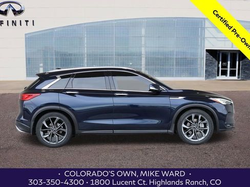 Certified 2021 INFINITI QX50 Autograph w/ Premium White Leather Package image 7