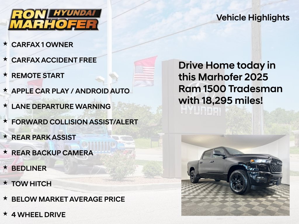 Used 2025 RAM 1500 Tradesman w/ Night Edition AWD/4WD image 15