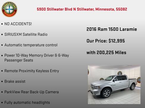 Used 2016 RAM 1500 Laramie w/ Convenience Group image 10