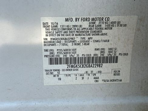 Used 2016 Ford Flex SEL FWD image 29