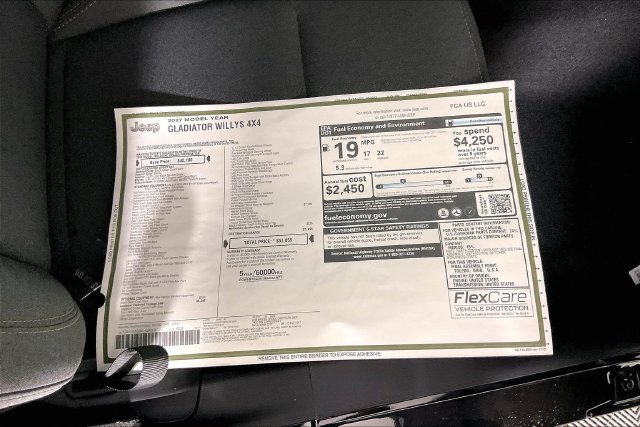 New 2027 Jeep Gladiator Sport AWD/4WD image 13