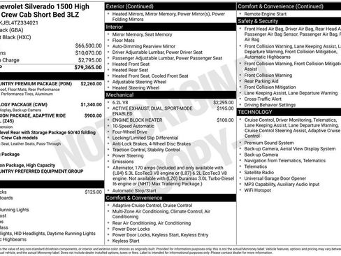 New 2026 Chevrolet Silverado 1500 High Country w/ High Country Premium Package AWD/4WD image 6