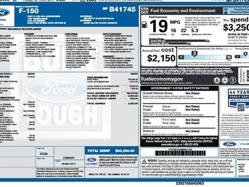 Used 2021 Ford F150 XLT w/ Equipment Group 302A High AWD/4WD image 6