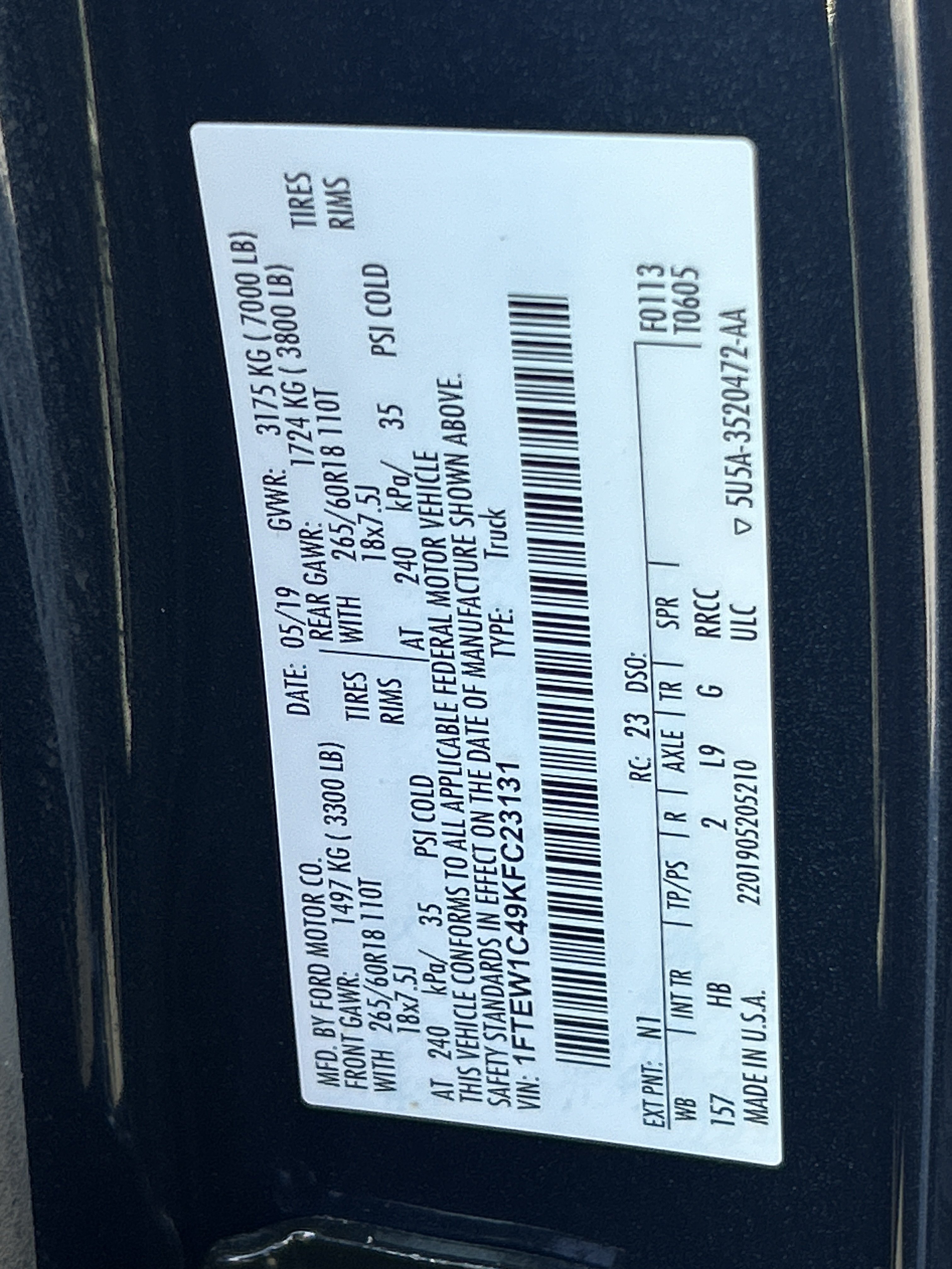Used 2019 Ford F150 Lariat w/ Trailer Tow Package RWD image 36