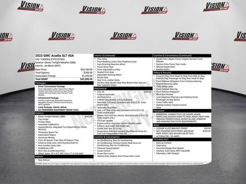 Used 2023 GMC Acadia SLT image 45