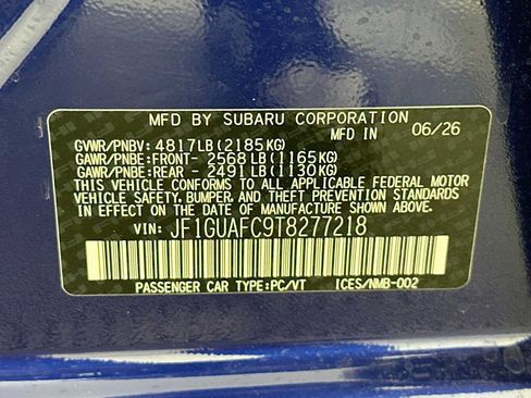 New 2026 Subaru Impreza 2.0i Sport AWD/4WD image 28