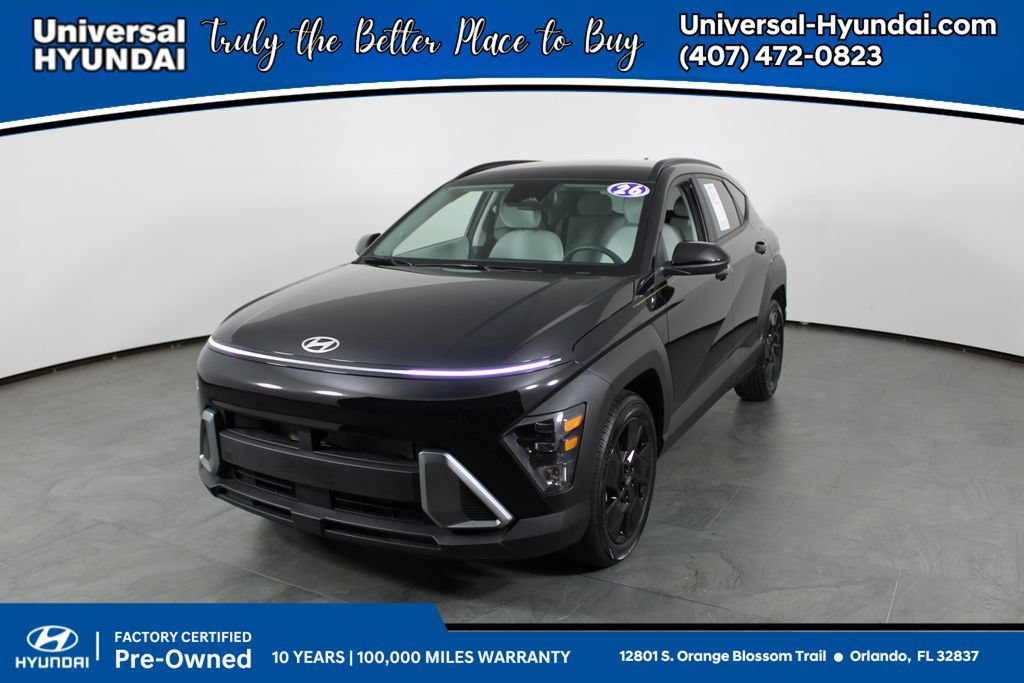 Certified 2026 Hyundai Kona SEL Sport FWD 360° Tour