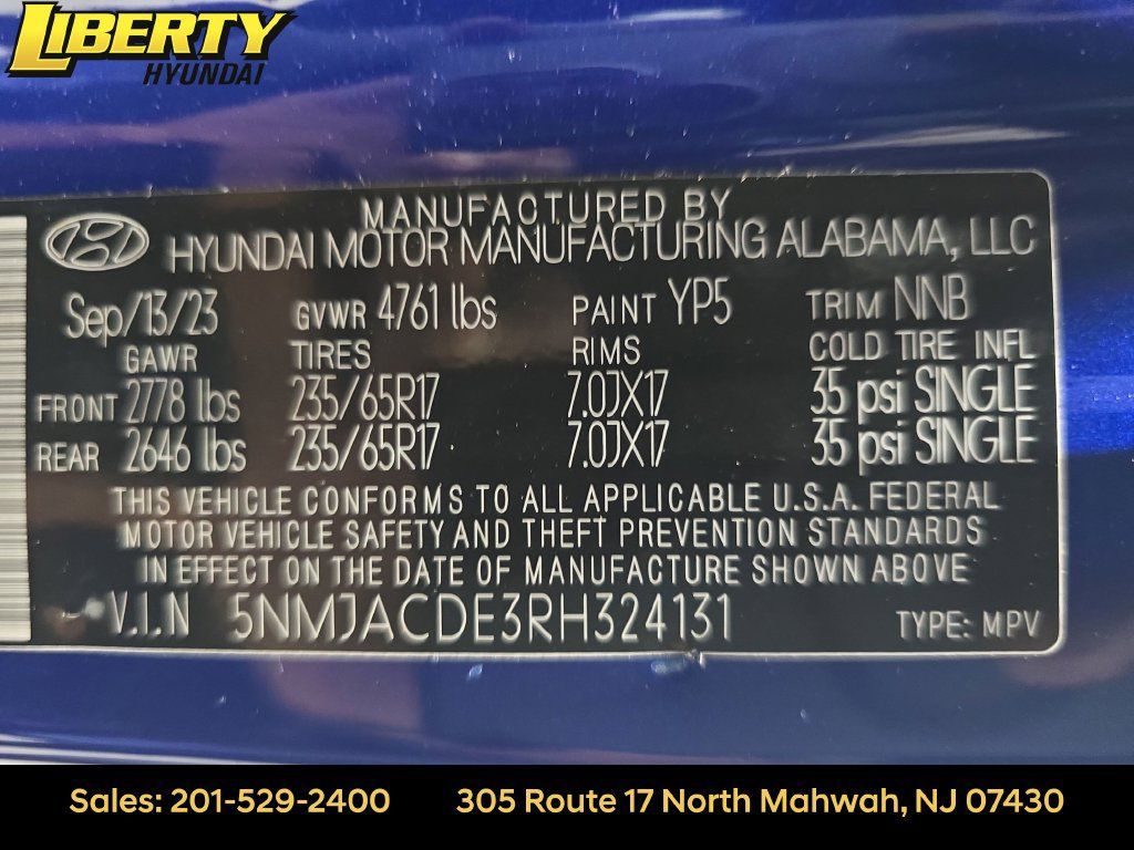 Certified 2024 Hyundai Tucson SE AWD/4WD image 30
