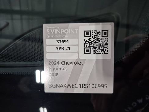 Certified 2024 Chevrolet Equinox RS AWD/4WD image 34