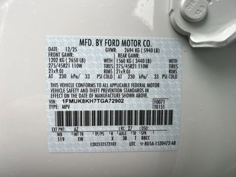 New 2026 Ford Explorer ST-Line w/ ST-Line Street Pack image 29