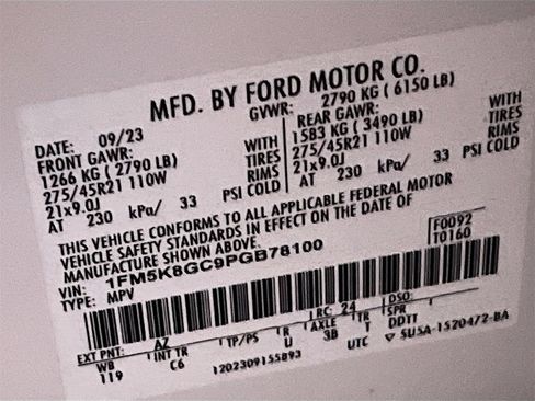 Used 2023 Ford Explorer ST w/ Equipment Group 401A image 35