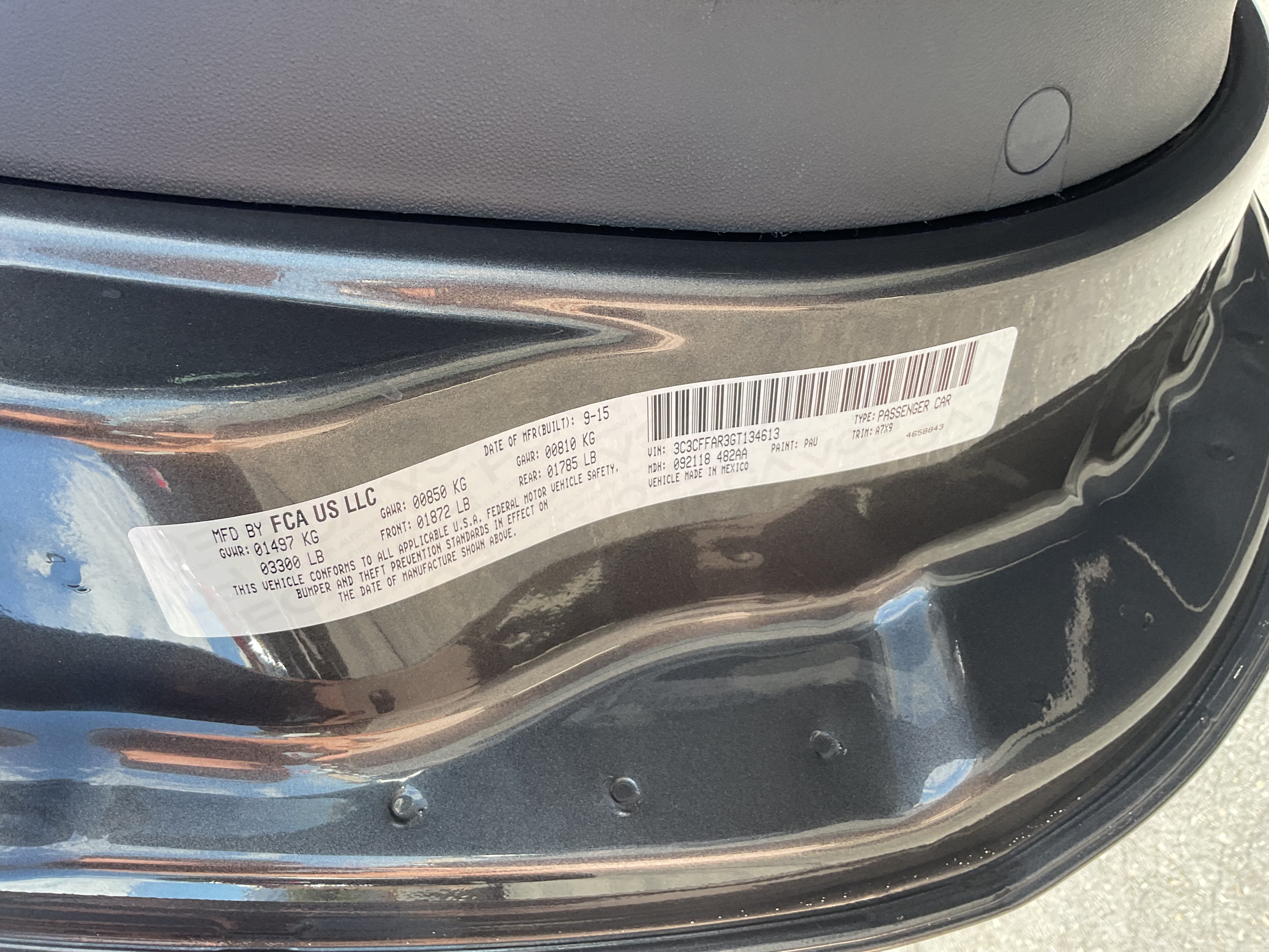 Used 2016 FIAT 500 Pop FWD image 11