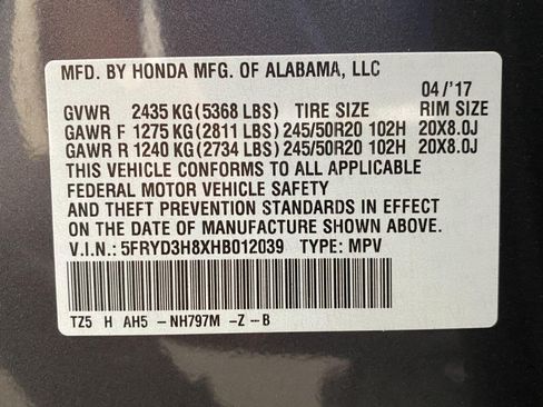 Used 2017 Acura MDX FWD w/ Advance Package image 34