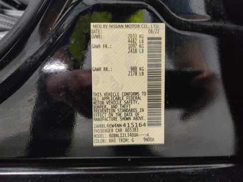 Used 2022 Nissan Altima 2.5 SL image 33