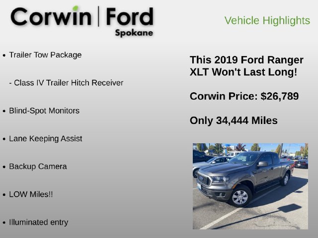 Used 2019 Ford Ranger XLT w/ Equipment Group 301A Mid AWD/4WD image 6