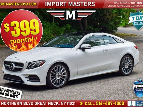 Used 2020 Mercedes-Benz E 450 Coupe w/ AMG Line image 1