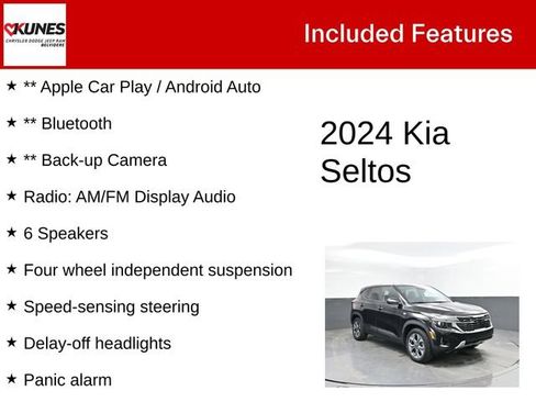 Used 2024 Kia Seltos LX AWD/4WD image 3