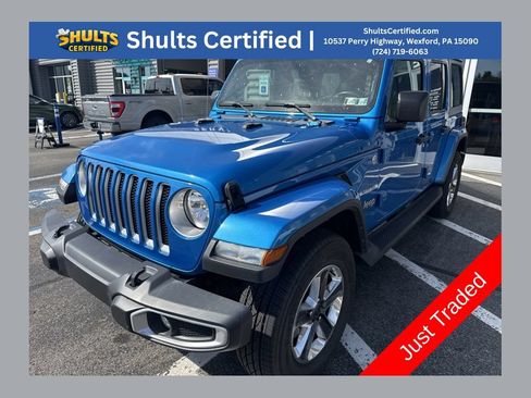 Used 2022 Jeep Wrangler Unlimited Sahara AWD/4WD image 1
