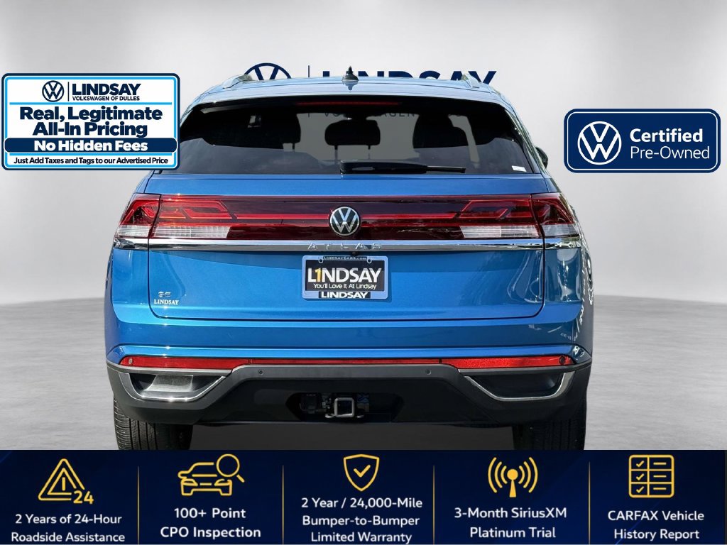 Certified 2024 Volkswagen Atlas Cross Sport SE w/ Panoramic Sunroof Package FWD image 5