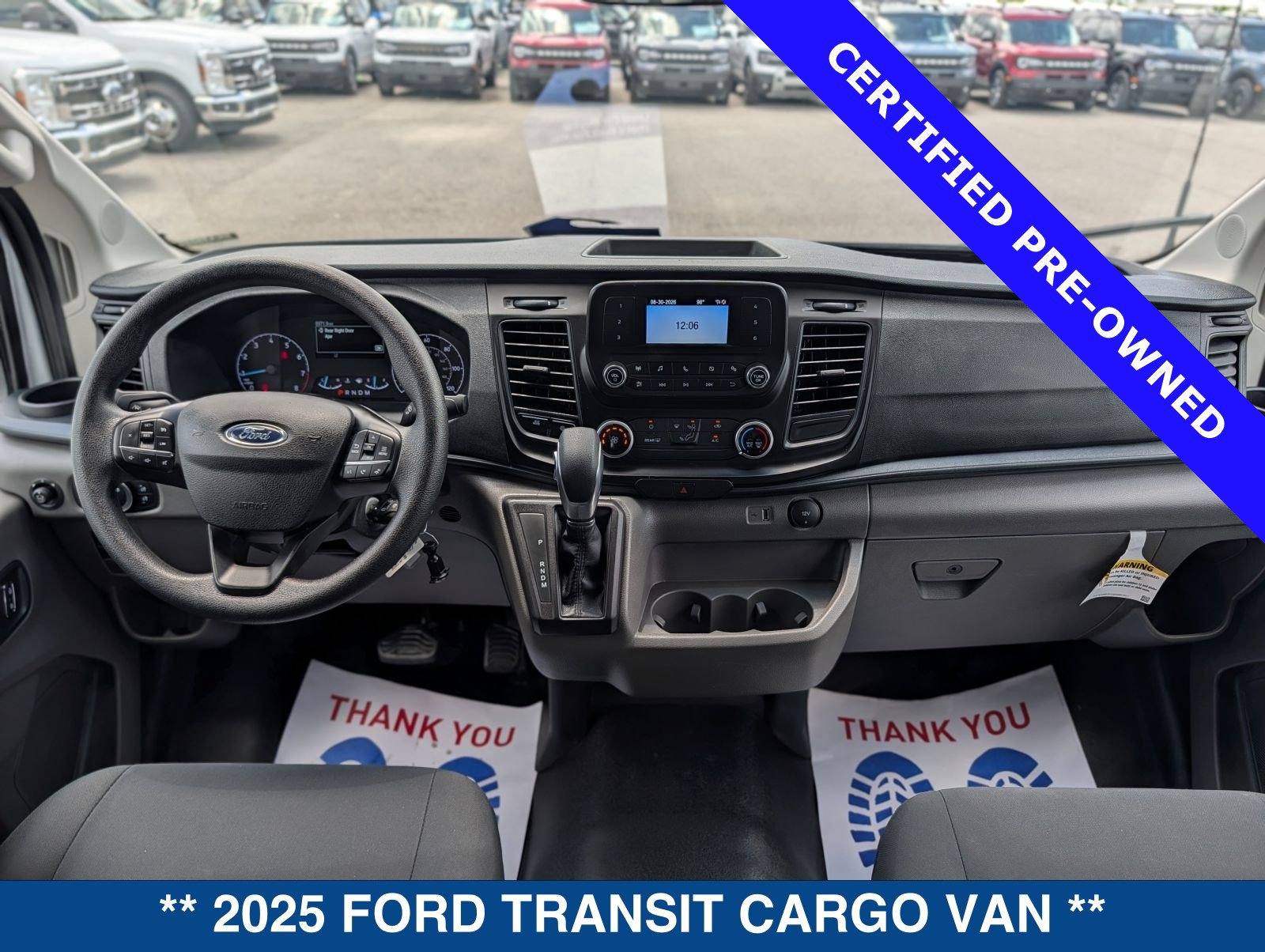 Certified 2025 Ford Transit 250 Low Roof w/ Exterior Upgrade Package RWD image 18