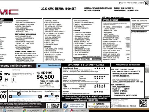 Used 2022 GMC Sierra 1500 SLT AWD/4WD image 14