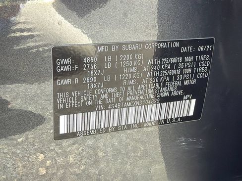Certified 2022 Subaru Outback Limited AWD/4WD image 30