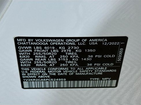 Certified 2023 Volkswagen Atlas SE w/ Panoramic Sunroof Package image 32