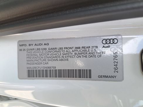 Used 2025 Audi A5 2.0T Premium Plus w/ Premium Plus AWD/4WD image 15
