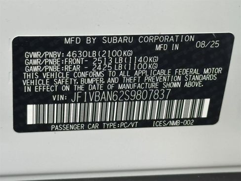 New 2025 Subaru WRX Limited image 26