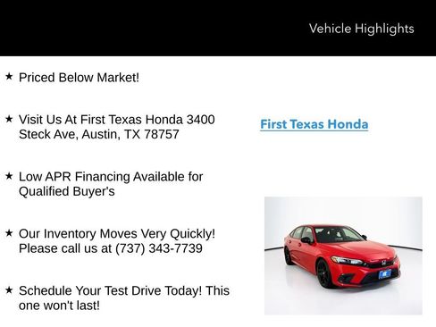 Used 2023 Honda Civic Sport image 10