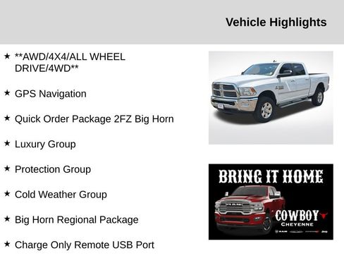 Used 2014 RAM 2500 Big Horn AWD/4WD image 2