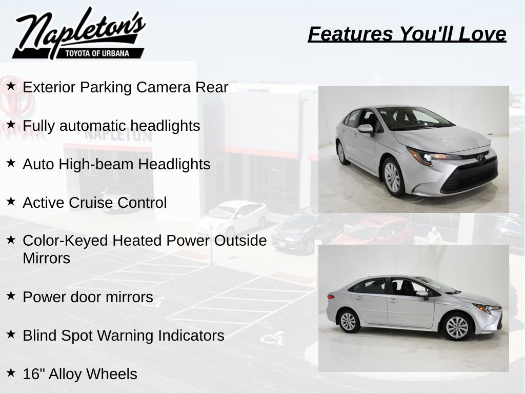 Used 2024 Toyota Corolla LE w/ LE Convenience Package FWD image 13
