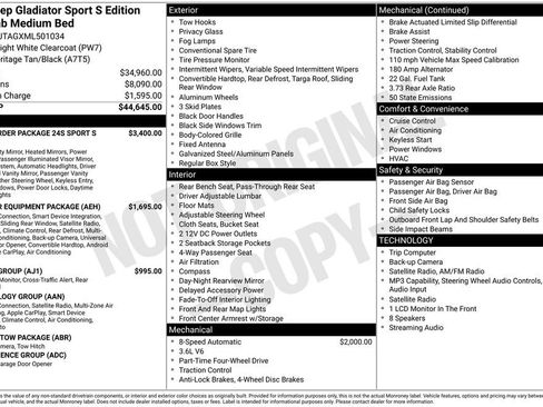Used 2021 Jeep Gladiator Sport AWD/4WD image 5