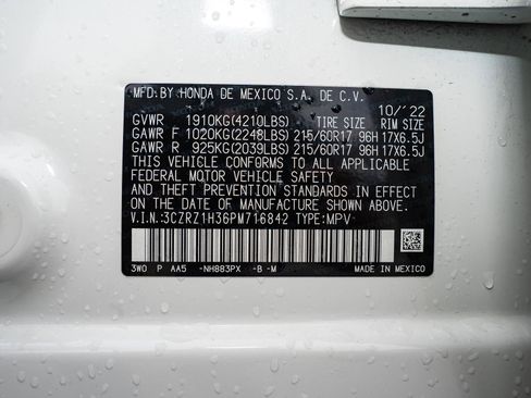 Certified 2023 Honda HR-V LX image 36