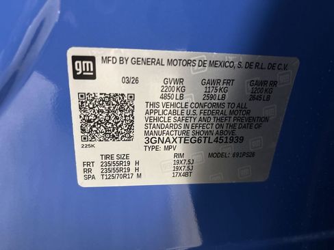 New 2026 Chevrolet Equinox RS AWD/4WD image 16
