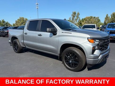 Certified 2025 Chevrolet Silverado 1500 Custom w/ Rally Edition AWD/4WD image 1
