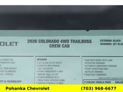 New 2026 Chevrolet Colorado Trail Boss image 26