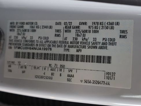 Used 2022 Ford Escape SEL FWD image 49