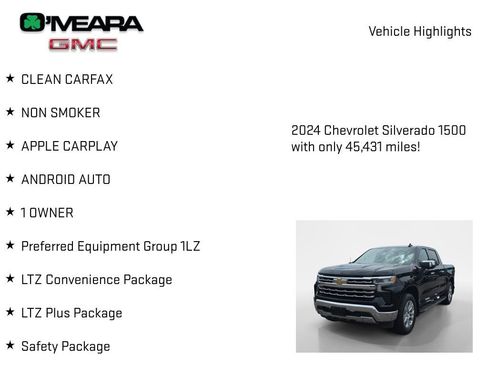 Used 2024 Chevrolet Silverado 1500 LTZ w/ Z71 Off-Road Package AWD/4WD image 7