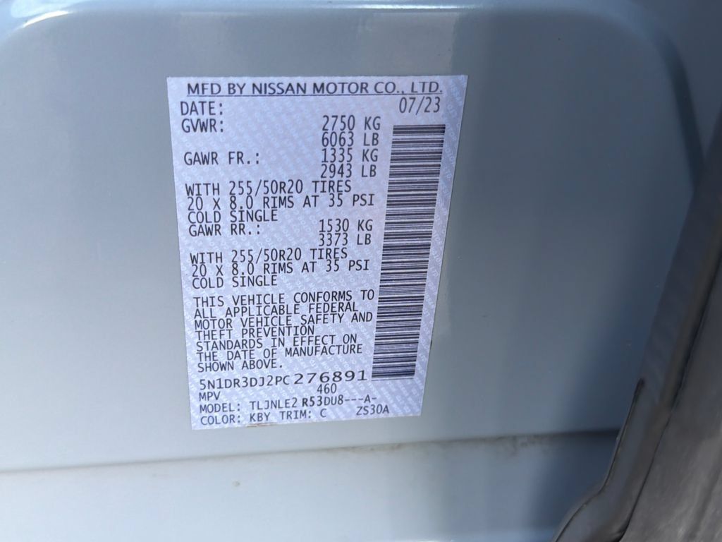 Used 2023 Nissan Pathfinder Platinum w/ Cargo Package AWD/4WD image 27