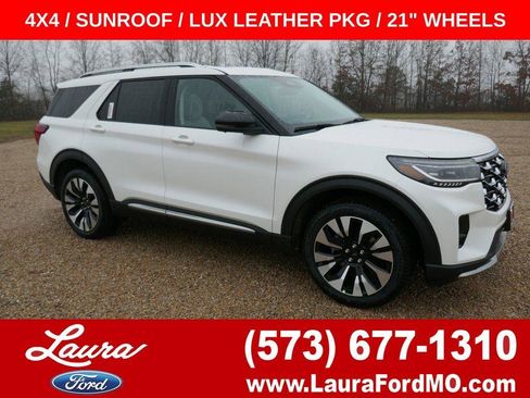 New 2026 Ford Explorer Platinum w/ LUX Leather Package AWD/4WD image 1
