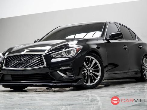 Used 2023 INFINITI Q50 Luxe w/ Cargo Package RWD image 1
