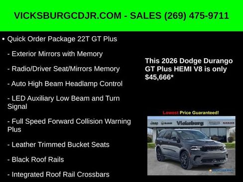 New 2026 Dodge Durango GT image 22