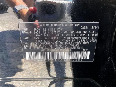 Certified 2025 Subaru Ascent Bronze Edition AWD/4WD image 33